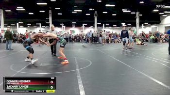 160 lbs Round 7 (8 Team) - Zachary Landis, Finger Lakes Elite vs Connor Messner, Mat Warriors