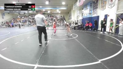 105 lbs Cons. Round 1 - Nathalie Barrera, Elsinore vs Corrina Guillen, Ramona/Riverside