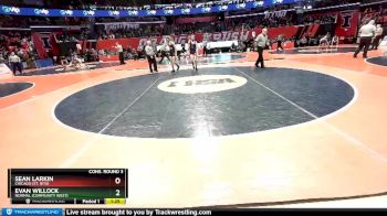 2A 132 lbs Cons. Round 3 - Sean Larkin, Chicago (St. Rita) vs Evan Willock, Normal (Community West)