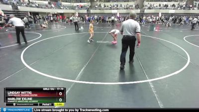 77-79 lbs Round 2 - Lindsay Wittig, Team Nazar Training Center vs Harlow Exline, Hawkeye Wrestling Academy