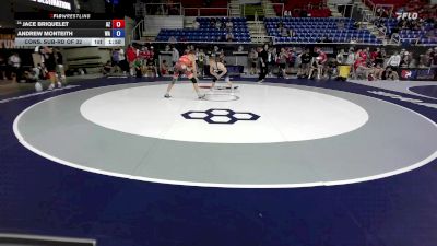 132 lbs Cons. Sub-rd Of 32 - Jace Briquelet, AZ vs Andrew Monteith, WA