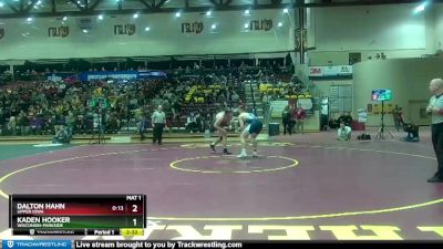 197 lbs Quarterfinal - Kaden Hooker, Wisconsin-Parkside vs Dalton Hahn, Upper Iowa