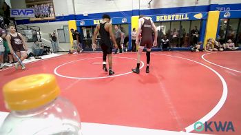 110 lbs Final - Kaden Breeding, Eufaula Ironheads Wrestling Club vs Kamari Chatman, Unattached