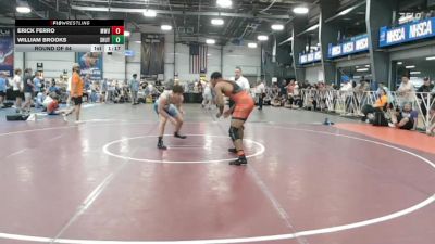 170 lbs Round Of 64 - Erick Ferro, MetroWest United Black vs William Brooks, Team Shutt Bowman (TSB)