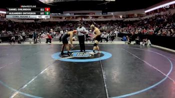 4A 215 lbs Cons. Round 3 - Daniel Chilimidos, Belen vs Alejandro Ontiveros, Artesia