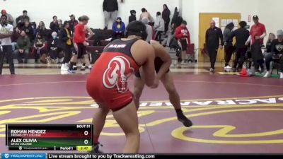 165 lbs Quarterfinal - Roman Mendez, Fresno City College vs Alex Olivia, Delta College