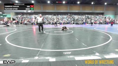 85 lbs Consi Of 16 #1 - Cameron Hagler, Red Star Wrestling Academy vs Fletcher Utter, Sweet Home