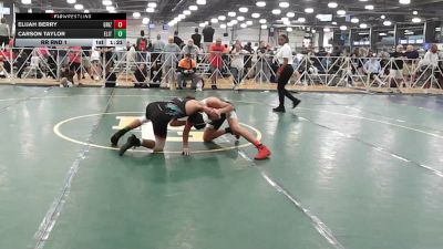 106 lbs Rr Rnd 1 - Elijah Berry, Grizzly Wrestling Club - HSB vs Carson Taylor, ELITE NJ BLACK - HSB