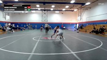 165 lbs Finals (2 Team) - Allen Catour, Loras(2) vs Derek Giordano, Ursinus(2)