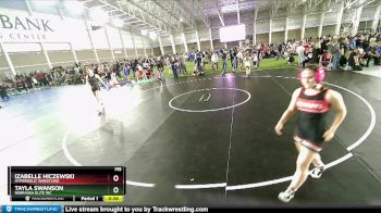 87-93 lbs Semifinal - Izabelle Hiczewski, Hyperbolic Wrestling vs Tayla Swanson, Nebraska Elite WC