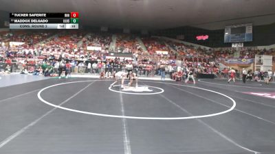 126 lbs Cons. Round 2 - Tucker Saferite, Rose Hill HS vs Maddox Delgado, Ulysses HS
