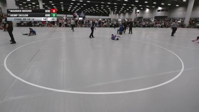 56 lbs Cons. Rd Of 16 - Madden Moore, Keystone Kids Wrestling Club vs Kemp Taylor, Greater Heights Wrestling Club