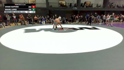 U16 FS - 144 lbs Champ. Round 1 - Jovani Hafford, Askeo International Mat Club vs Miguel Lopez, Whatcom Wrestling Academy