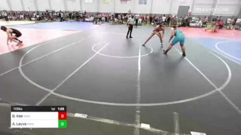 170 lbs Round Of 16 - Burlander Kee, Window Rock Bison vs Adan Leyva, Phox Raw WC