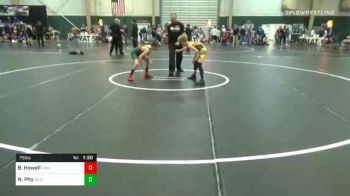 75 lbs Prelims - Blaise Howell, Fremont Wrestling Academy vs Nate Phy, SC Spider Claws