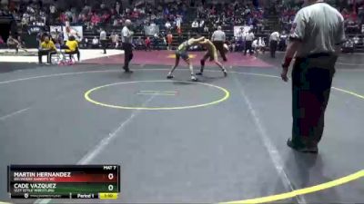 108 lbs Cons. Round 2 - Martin Hernandez, Belvidere Bandits WC vs Cade Vazquez, Izzy Style Wrestling