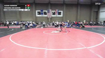 155C 3rd Place Match - Giovanna Dos Santos, College Park vs Aleana Johnston, Deer Creek