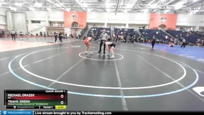 165 lbs Champ. Round 1 - Travis Green, Pennsylvania College Of Technology vs Michael Drazek, RIT