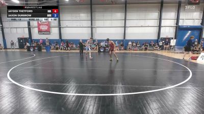 140 lbs Jayden Thetford, Indiana Blue vs Jaxon Durbrow, Michigan Red