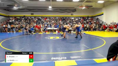 285 lbs Round 2 - Joziah Smith, NORTHWOOD vs Christian Snipes, Lake (Millbury)