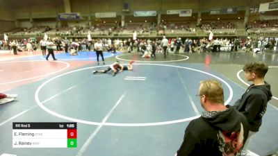 100 lbs Rr Rnd 5 - Ezra Fleming, Other Team vs Joe Rainey, Knights Youth Wrestling