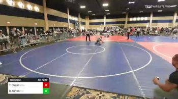 102 lbs Consi Of 4 - Taner Olguin, Stout Wr Ac vs Damien Reyes, The Community