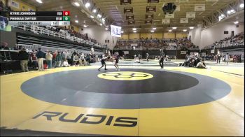 113 lbs Consi Of 16 #1 - Kyrie Johnson, Fishburne Military School vs Phineas Dwyer, Belmont Hill School