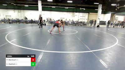 120 lbs Consi Of 64 #1 - Pierce Reinhart, PA vs Clif Bakhsh, DE