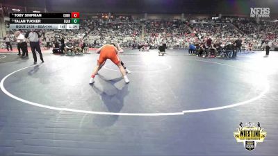 B5A-144 lbs Quarterfinal - Talan Tucker, Blanchard vs Toby Shipman, Coweta