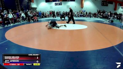 144 lbs Cons. Round 1 - Kason Nelson, NOVA Wrestling Club vs Jett Jamieson, McLean