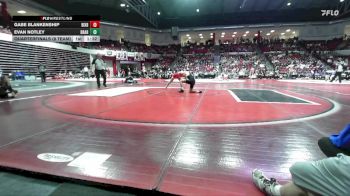 138 lbs Quarterfinals (8 Team) - Gabe Blankenship, BIXBY vs Evan Notley, BROKEN ARROW