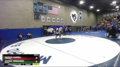 106 lbs Cons. Round 4 - Mavrick Harrell, Chaminade vs Dominic Hernandez, Fresno