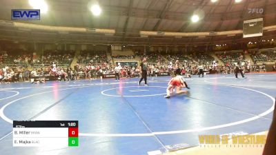 67 lbs Round Of 32 - Boone Miller, Brawlers vs Eliace Majka, Black Fox Academy