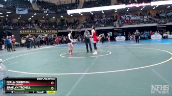 120G 3rd Place Match - Braelyn Troxell, Colony High School vs Della Churchill, Wrangell Wolves