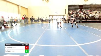 154-H lbs Round Of 32 - Antonio Cedeno, RedNose Wrestling School vs Noah Nagle, Middle Township High School