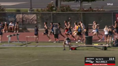 Men's 800m Open A, Prelims 10