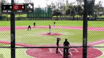 Replay: Whittier vs Chapman | Mar 15 @ 2 PM