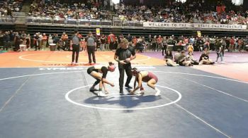 6A 100 lbs Champ. Round 1 - Odessy Esparza, South Grand Prairie vs Rhida Martinez, Pharr-San Juan-Alamo