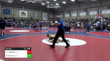 106 lbs Round Of 32 - Carlos Malgoza, Kingsburg vs Bryan Cisneros, Reedley