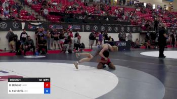 57 kg Cons 64 #2 - Brian Bahena, Under Rated Wrestling Academy vs Cole Faircloth, Aniciete Training Club