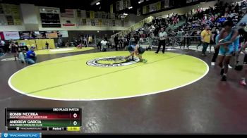 108 lbs 3rd Place Match - Andrew Garcia, Oceanside Wresling Club vs Ronin McCrea, Rancho Bernardo Wrestling