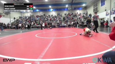 55 lbs Consi Of 8 #2 - Ryan Chupp, Bartlesville Wrestling Club vs Brody Eaton, Columbus Wrestling Club