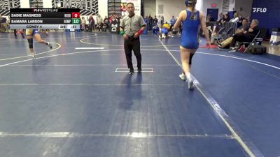 155 lbs Quarterfinal - Camilla Hathaway, Mt. Lebanon vs Kadence Merigo, Canon-McMillan