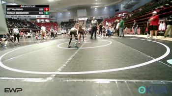 84 lbs Consolation - Jett Manning, Barnsdall Youth Wrestling vs Rowan Musgrove, McAlester Youth Wrestling