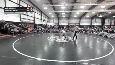 126 lbs Round 2 (8 Team) - Lane Monroe, Millard vs River Moosman, Timpanogos