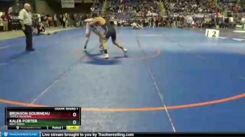 182 lbs Champ. Round 1 - Bronson Gourneau, Turtle Mountain vs Kaleb Porter, West Fargo