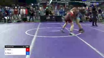 152 lbs Round Of 128 - Daniel Wask, New Jersey vs Kaleb Oliver, Oregon