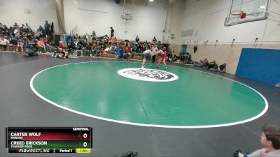 138B Semifinal - Carter Wolf, Rawlins vs Creed Erickson, Thunder Ridge