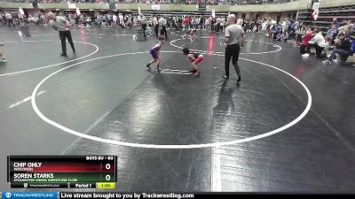 60 lbs Quarterfinal - Soren Starks, Stoughton Viking Wrestling Club vs Chip Ohly, Wisconsin