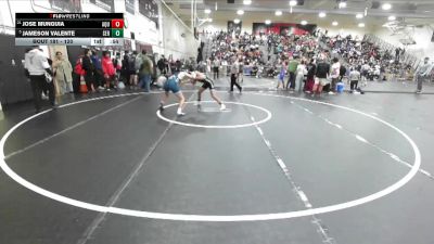 120 lbs Cons. Round 1 - Jameson Valente, Servite vs Jose Munguia, Aquinas